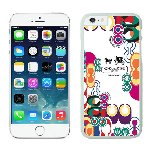 Coach Logo Monogram Multicolor iPhone 6 Cases FAM | Women - Click Image to Close